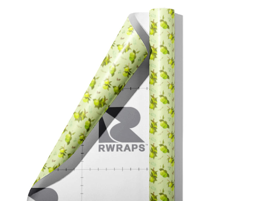 Rustic Russet Fruit Wrap Film Sheets~Rwraps Series 914 Rustic Russet Fruit Scrolled Sheet~3