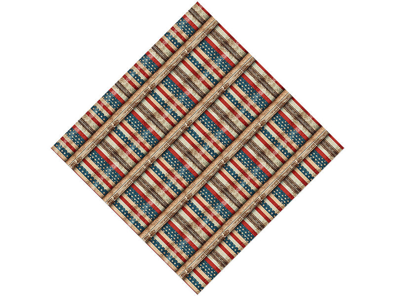 Rustic Wall Americana Vinyl Wrap Pattern