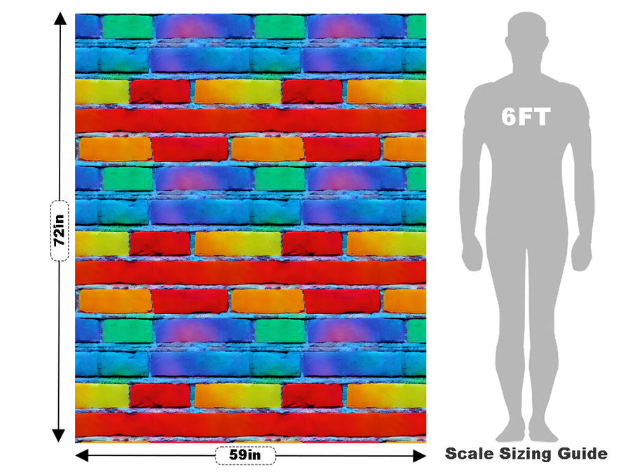 Rusticated Brick Vehicle Wrap Scale~Rwraps Series 914 Rusticated Brick Measurements~2
