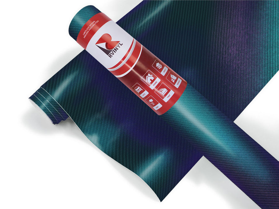 Rwraps 3D Chamelen Blue Carbon Fiber Film~Rwraps 3D Chamelen Blue Carbon Fiber Film~0