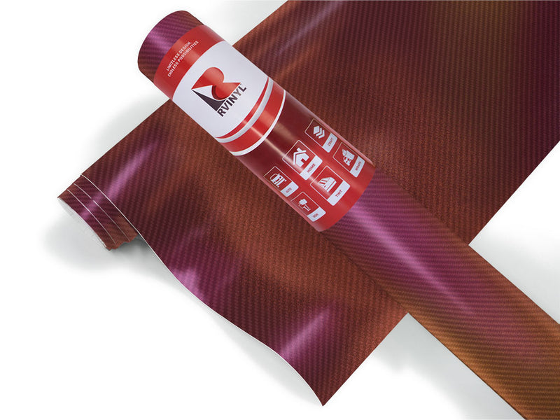 3D Purple Carbon Fiber Chameleon Vinyl Film Wrap