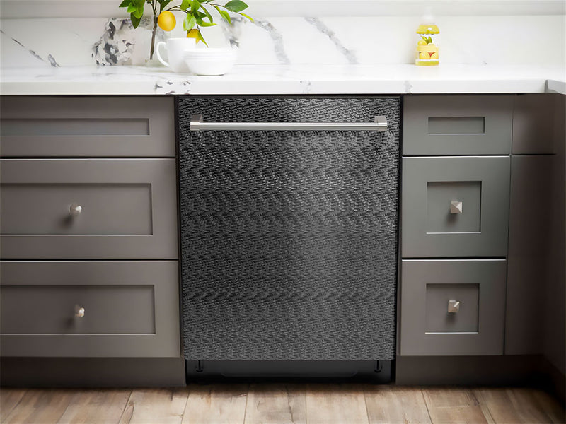 Rwraps™ 3D Carbon Fiber Black (Digital) Dishwasher Wraps