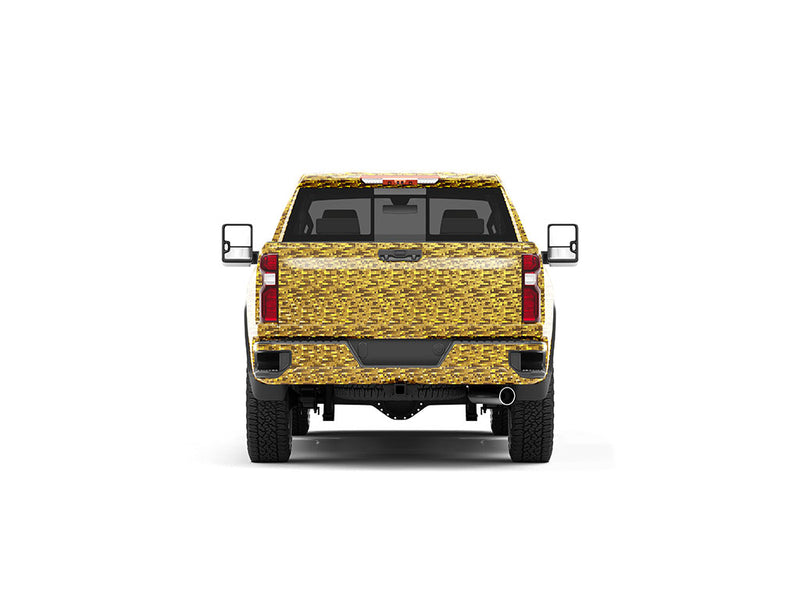 Rwraps 3D Carbon Fiber Gold (Digital) Truck Vinyl Wraps