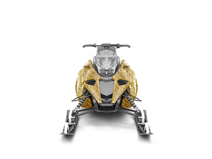 Rwraps 3D Carbon Fiber Gold (Digital) DIY Snowmobile Wraps