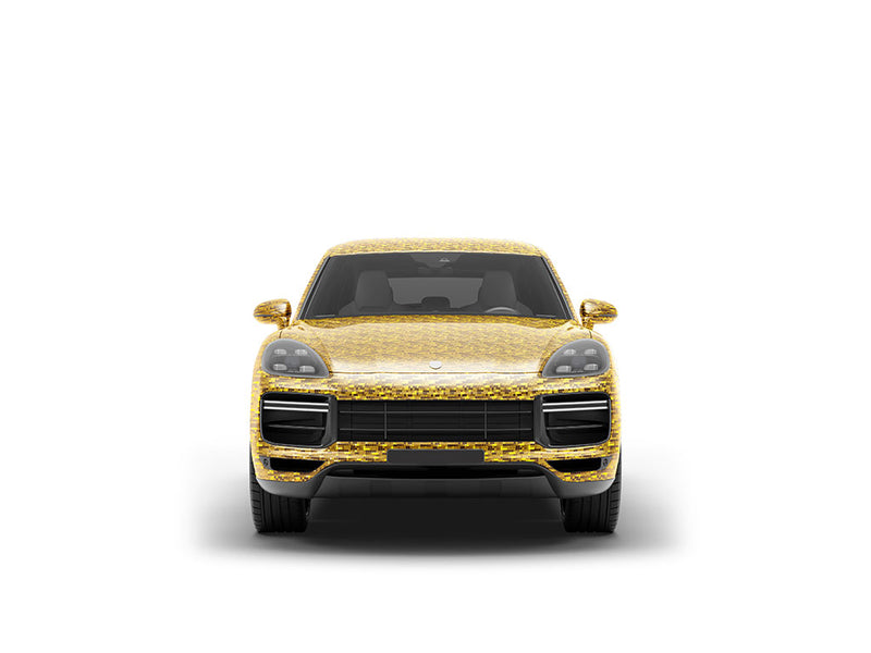Rwraps 3D Carbon Fiber Gold (Digital) DIY SUV Wraps