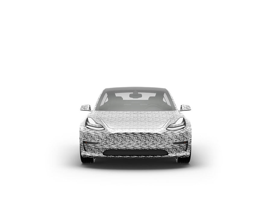 Rwraps 3D Carbon Fiber Silver (Digital) DIY Car Wraps