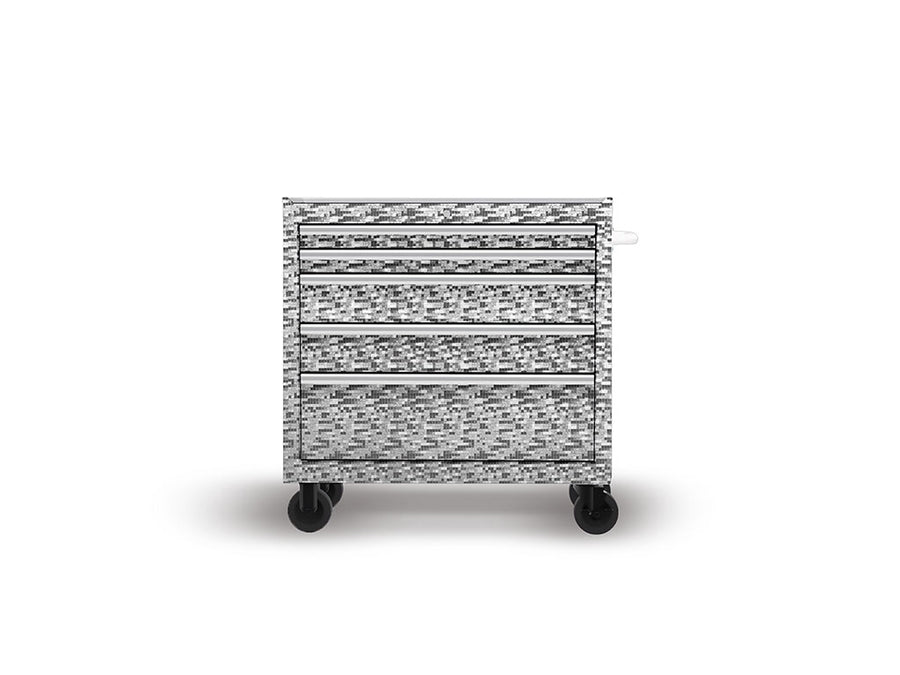 Rwraps 3D Carbon Fiber Silver (Digital) DIY Tool Cabinet Wraps