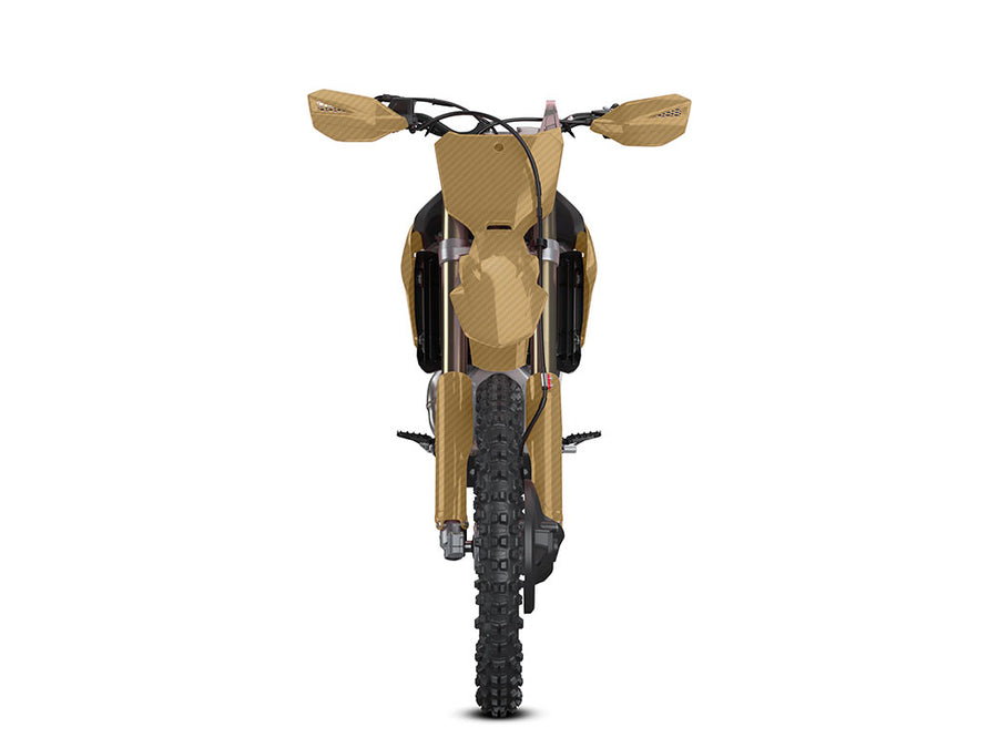 Rwraps 3D Carbon Fiber Gold DIY Dirt Bike Wraps