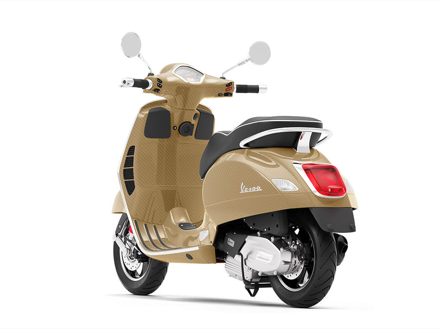 Rwraps 3D Carbon Fiber Gold Scooter Vinyl Wraps