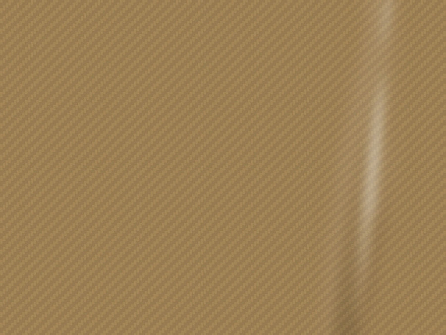 Rwraps 3D Carbon Fiber Gold Car Wrap Color Swatch