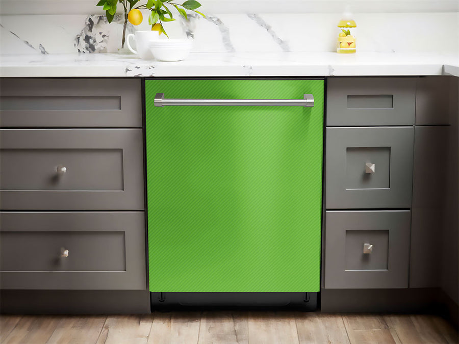 Rwraps™ 3D Carbon Fiber Green Dishwasher Wraps