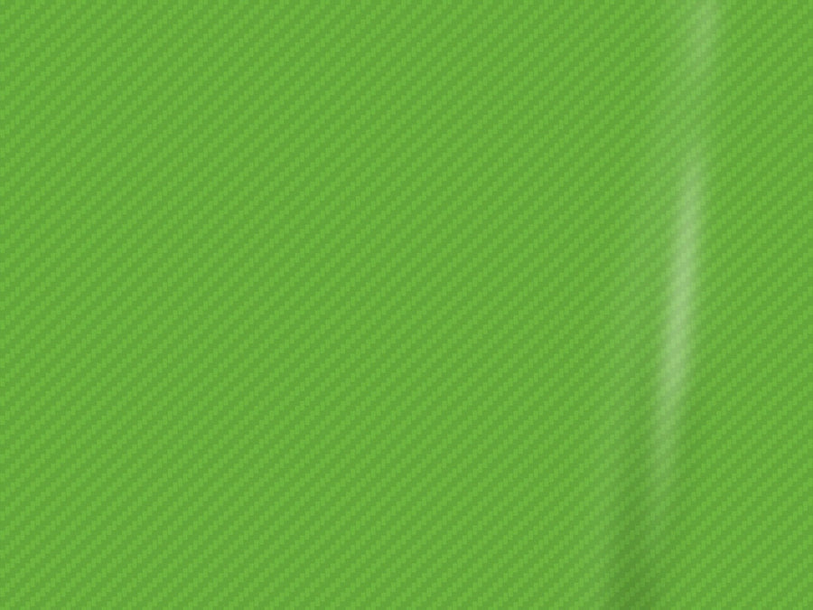 Green 3D Carbon Fiber Vinyl Film Wraps