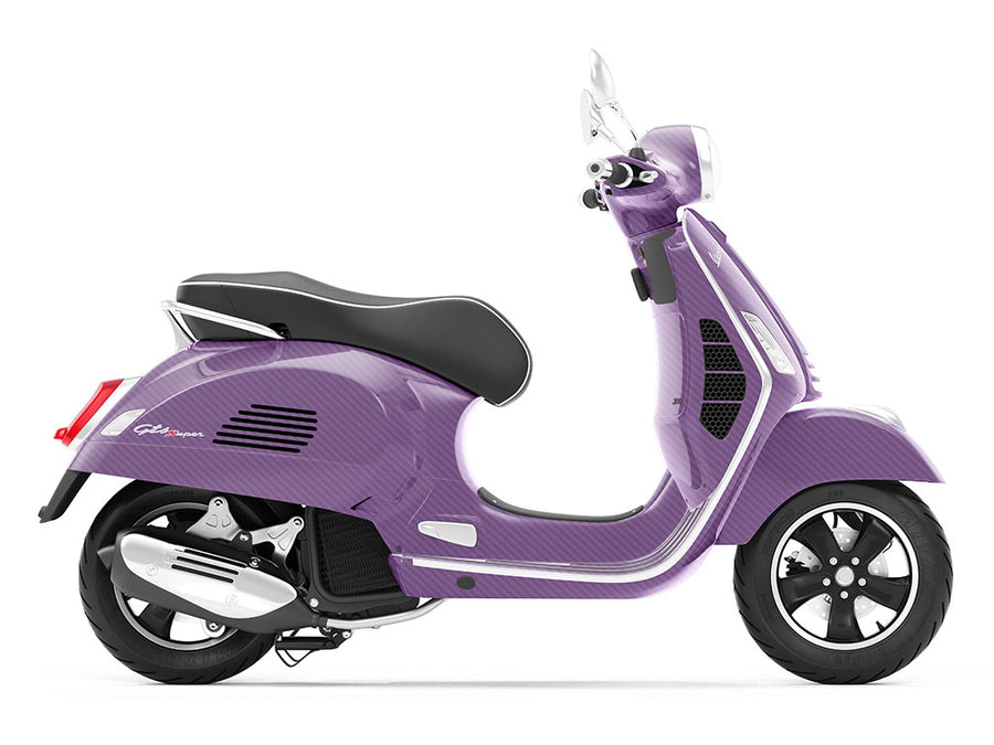 Rwraps 3D Carbon Fiber Purple Do-It-Yourself Scooter Wraps