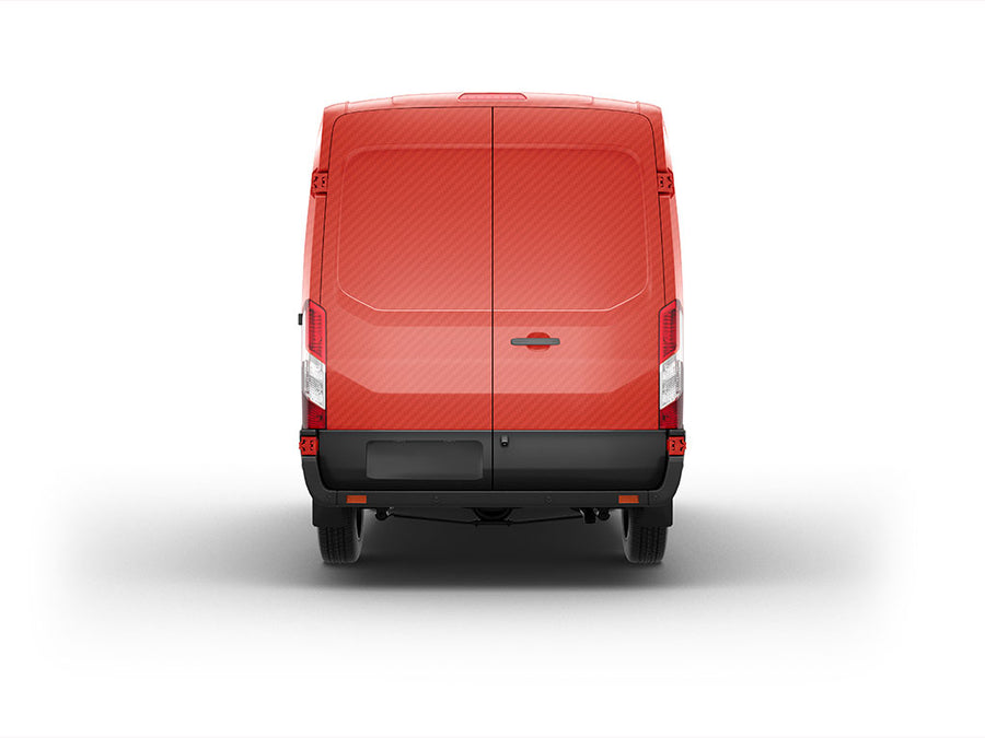 Rwraps 3D Carbon Fiber Red Van Vinyl Wraps