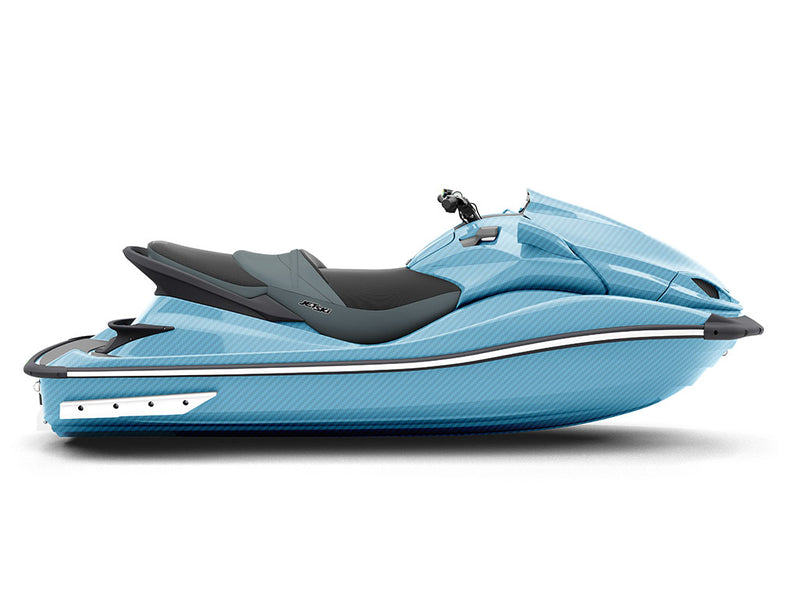 Rwraps 3D Carbon Fiber Blue (Sky) Do-It-Yourself Jet Ski Wraps