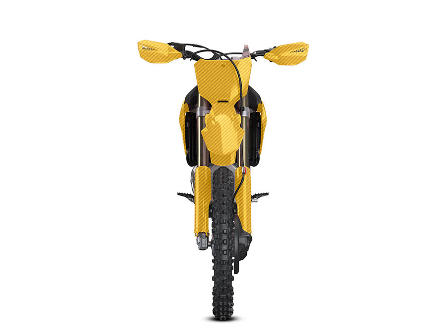 Rwraps 3D Carbon Fiber Yellow DIY Dirt Bike Wraps