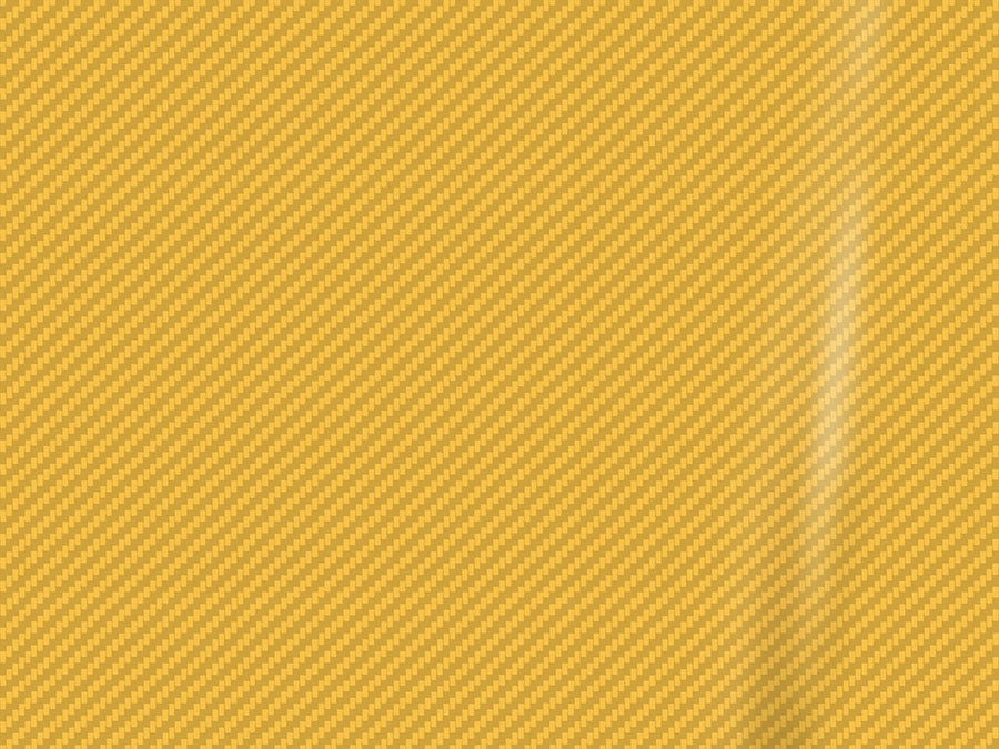 Yellow 3D Carbon Fiber Vinyl Film Wraps