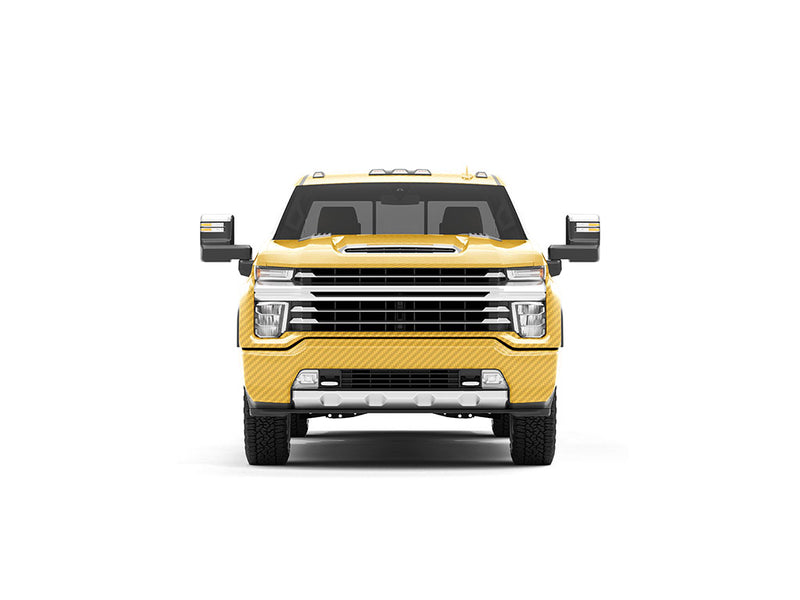 Rwraps 3D Carbon Fiber Yellow DIY Truck Wraps
