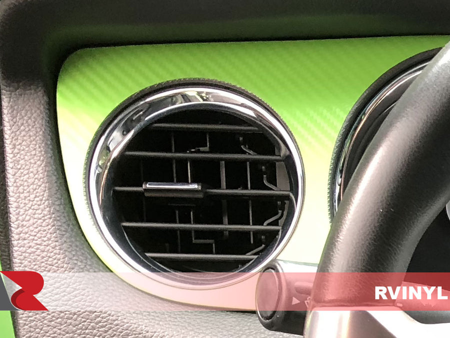 3D Green Carbon Fiber Vinyl Wrap Film