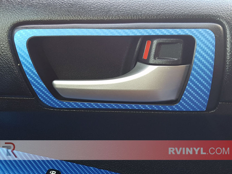 Rwraps™ 4D Carbon Fiber Vinyl Film Wrap - Blue