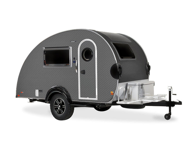 Rwraps 4D Carbon Fiber Gray Do-It-Yourself Truck Camper Wraps