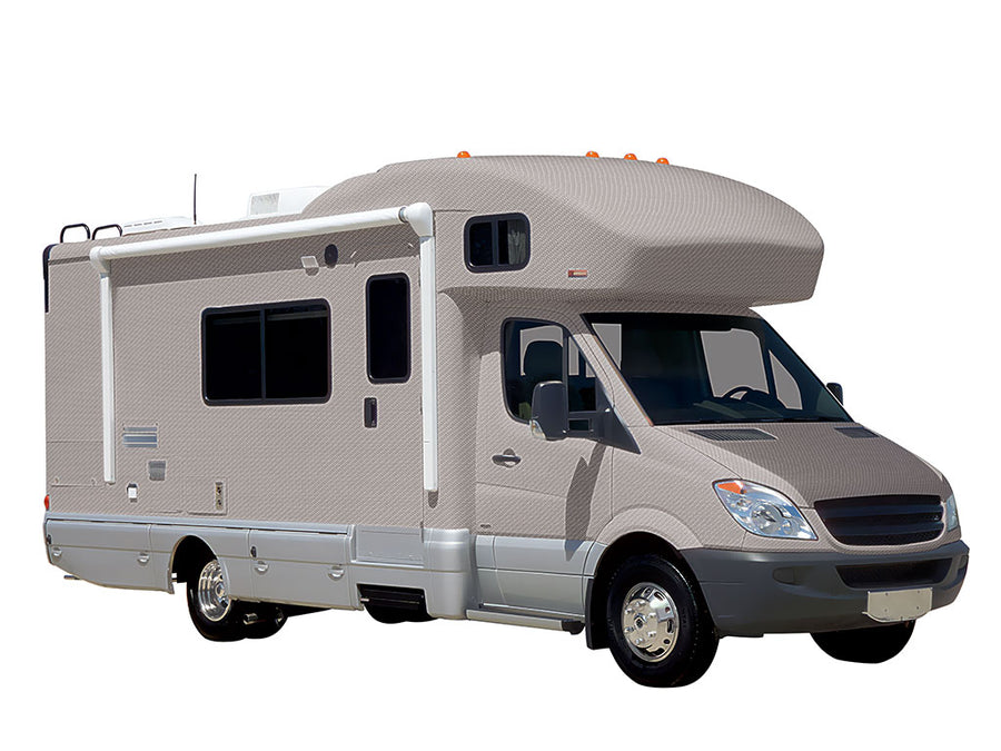 Rwraps 4D Carbon Fiber Silver DIY RV Wraps