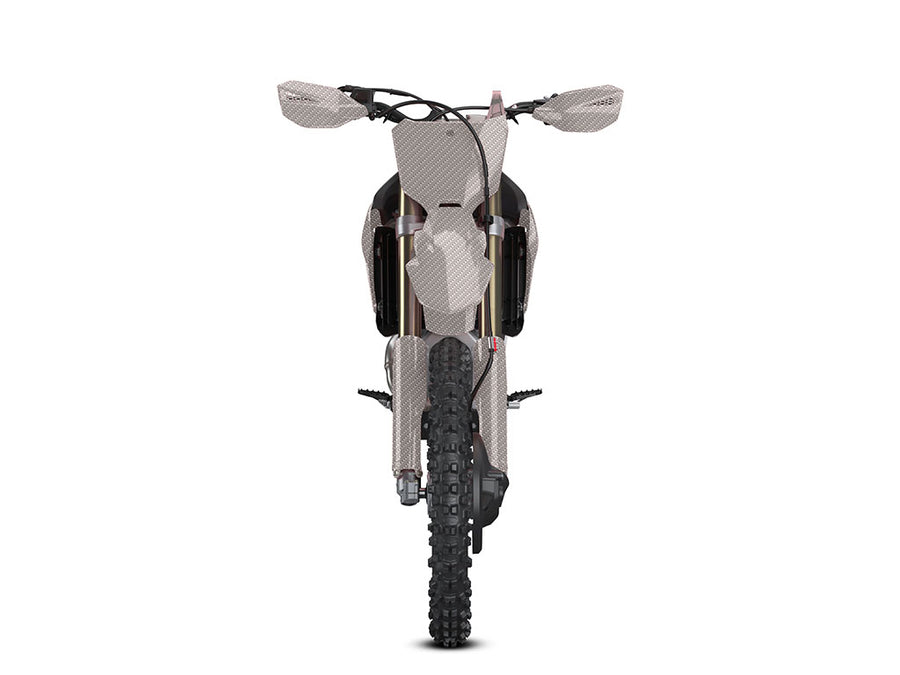 Rwraps 4D Carbon Fiber Silver DIY Dirt Bike Wraps