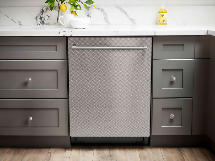 Rwraps™ 4D Carbon Fiber Silver Dishwasher Wraps