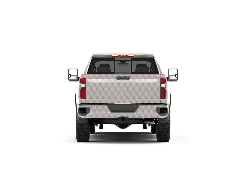 Rwraps 4D Carbon Fiber Silver Truck Vinyl Wraps