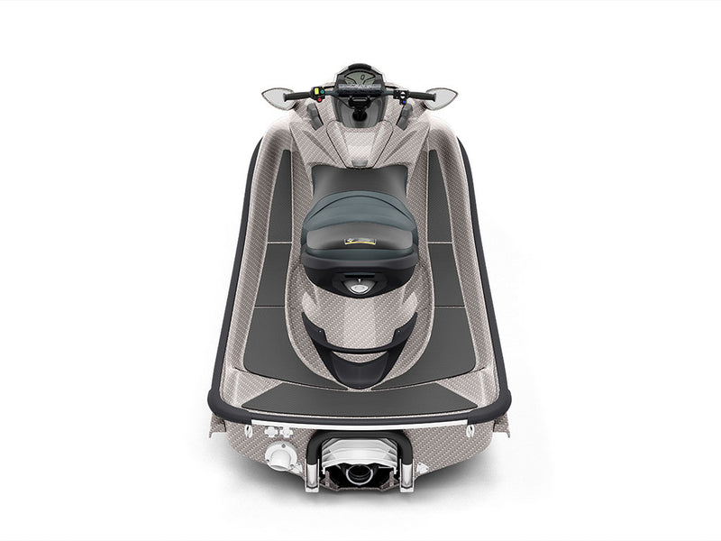 Rwraps 4D Carbon Fiber Silver Jet Ski Vinyl Wraps