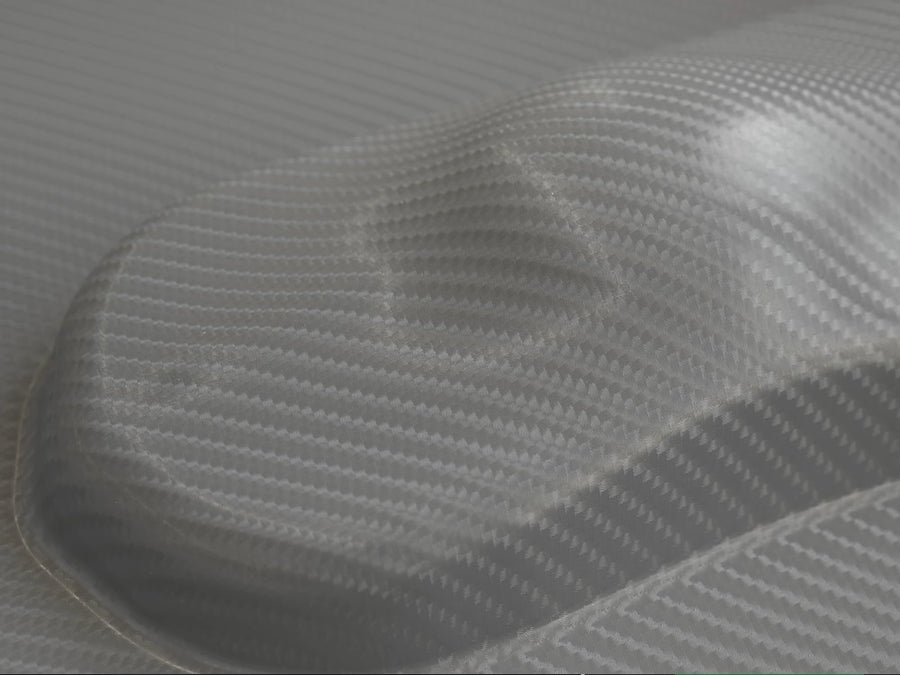 4D Gray Carbon Fiber Car Wrap