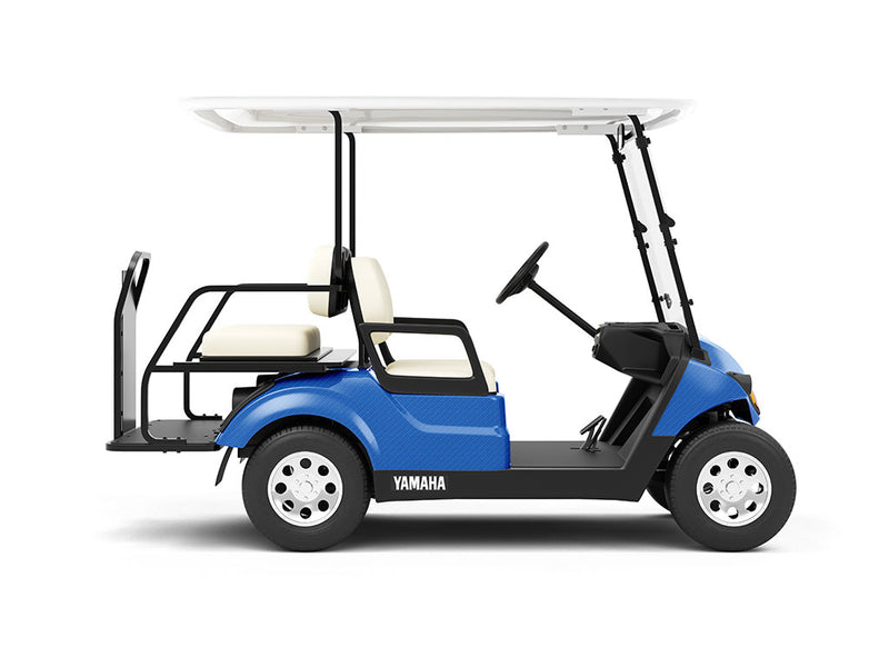 Rwraps 5D Carbon Fiber Epoxy Blue Do-It-Yourself Golf Cart Wraps