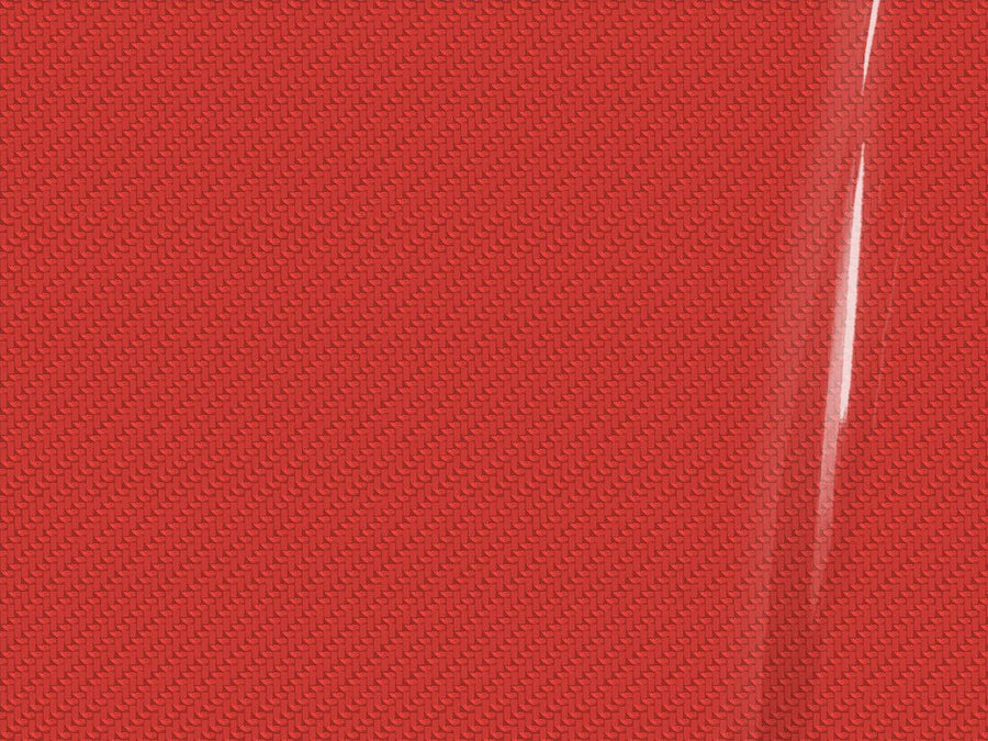 Rwraps 5D Carbon Fiber Epoxy Red Bathroom Cabinet Wrap Color Swatch