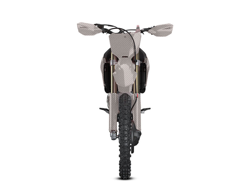 Rwraps 5D Carbon Fiber Epoxy Silver DIY Dirt Bike Wraps