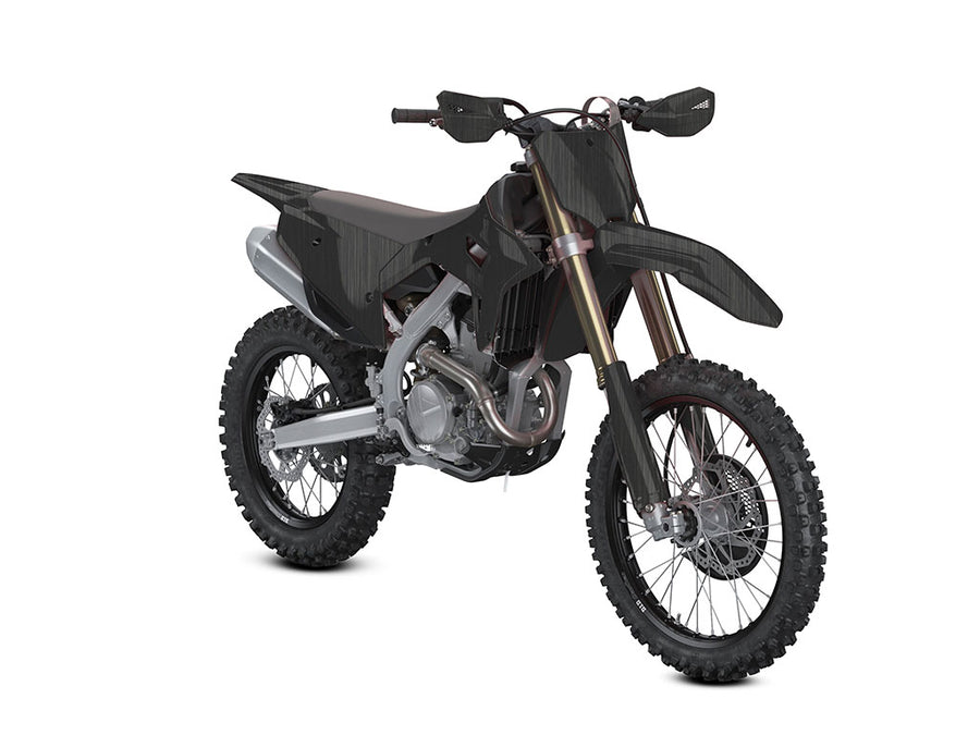 Rwraps Brushed Aluminum Black Dirt Bike Wraps