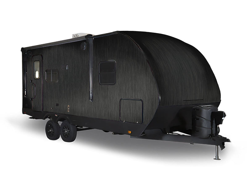 Rwraps Brushed Aluminum Black 5th Wheel Travel Trailer Wraps