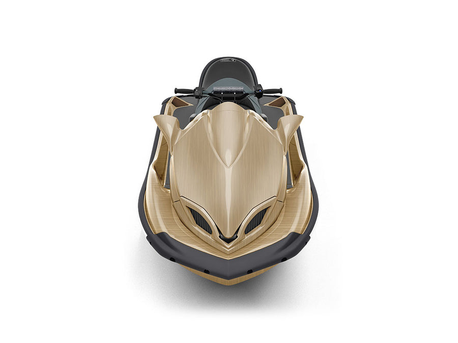 Rwraps Brushed Aluminum Gold DIY Jet Ski Wraps