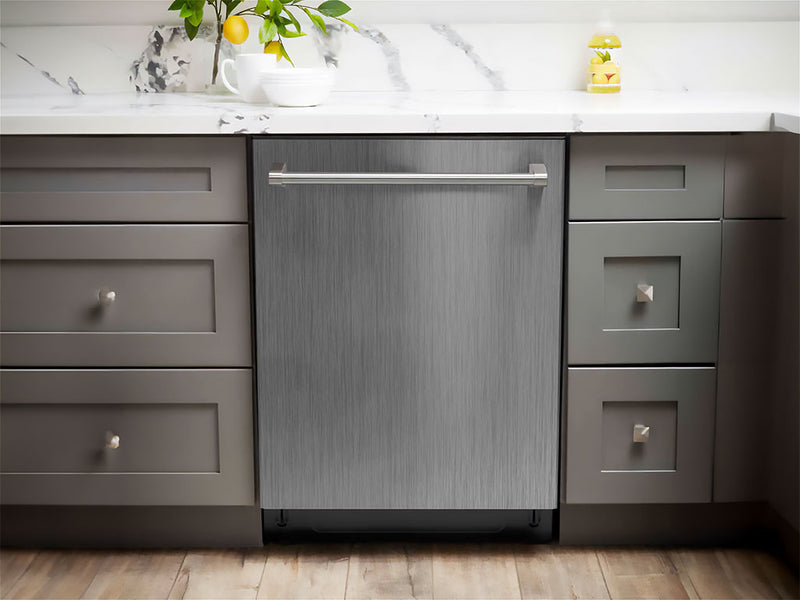 Rwraps™ Brushed Aluminum Gray Dishwasher Wraps