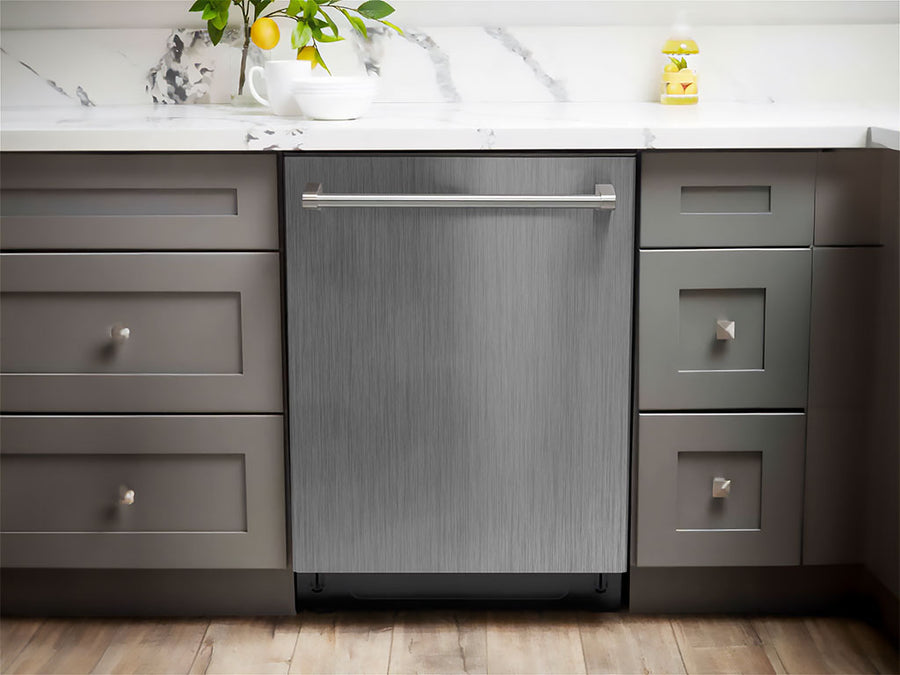 Rwraps™ Brushed Aluminum Gray Dishwasher Wraps