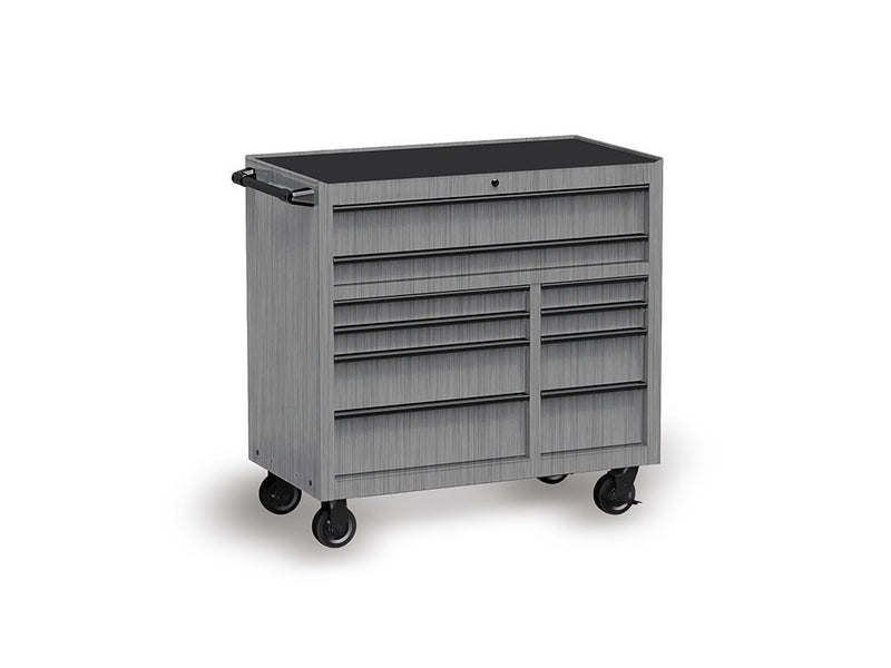 Rwraps™ Brushed Aluminum Gray Tool Cabinet Wraps