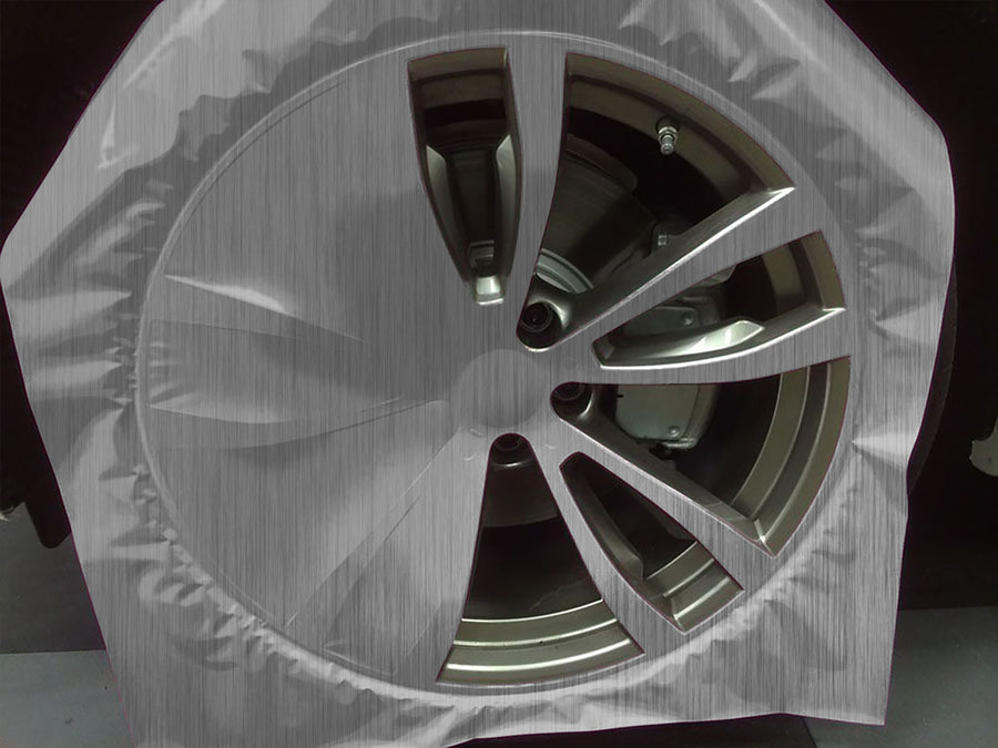 Rwraps™ Brushed Aluminum Gray Custom Wheel Installation Process