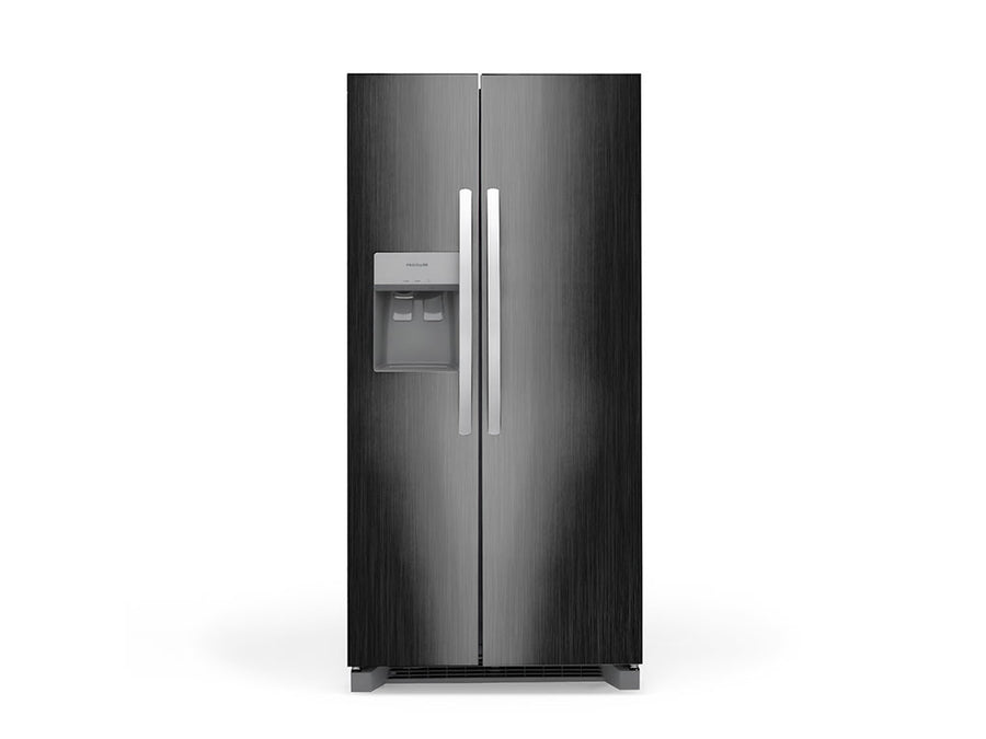 Rwraps™ Brushed Aluminum Gunmetal Refrigerator Wraps