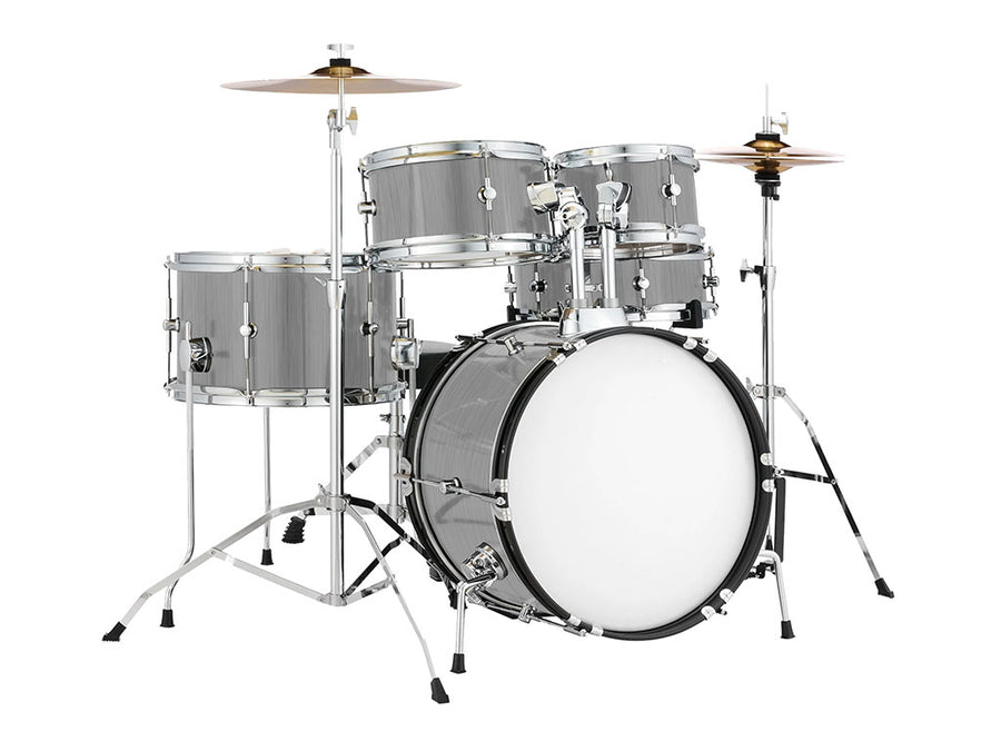 Rwraps™ Brushed Aluminum Silver Drum Wraps