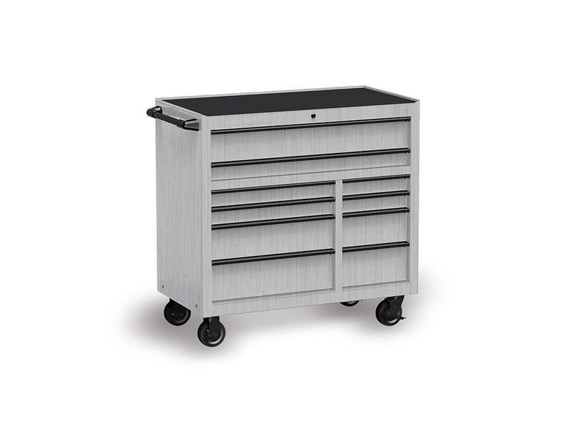 Rwraps™ Brushed Aluminum Silver Tool Cabinet Wraps