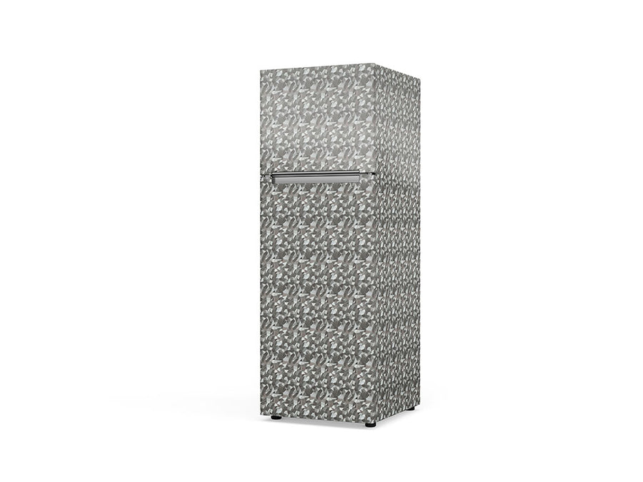 Rwraps Camouflage 3D Fractal Silver Custom Refrigerators