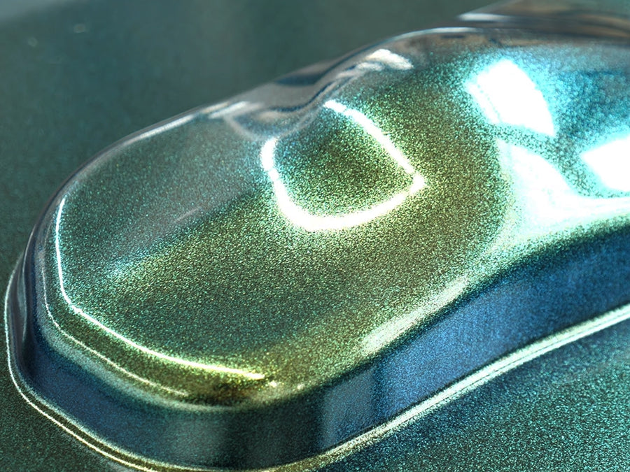 Rwraps Chameleon Green Sparkle Vinyl Film~Rwraps Chameleon Green Sparkle Vehicle Wrap ~0