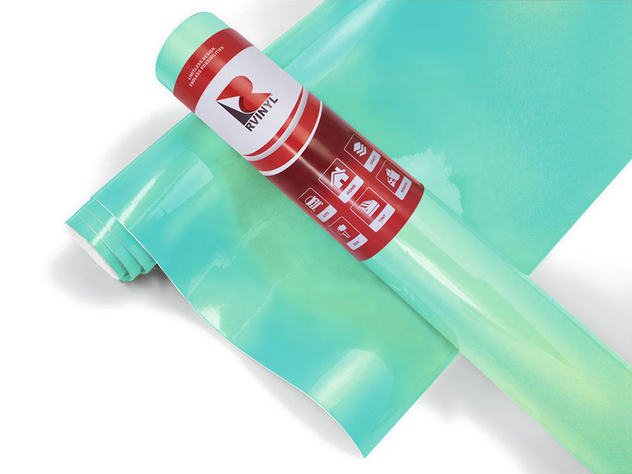 Rwraps Magic Jade Chameleon Car Wrap