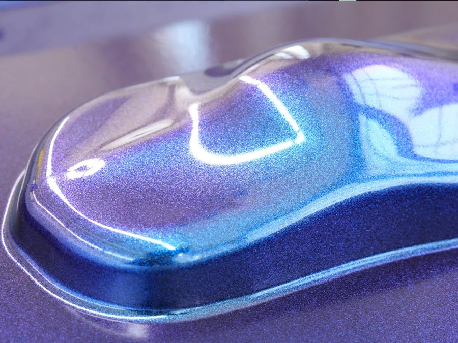 Chameleon Royal Blue Car Wrap