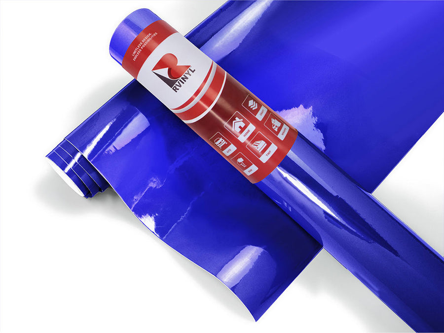 Rwraps Chrome Blue RV Wrap Color Film