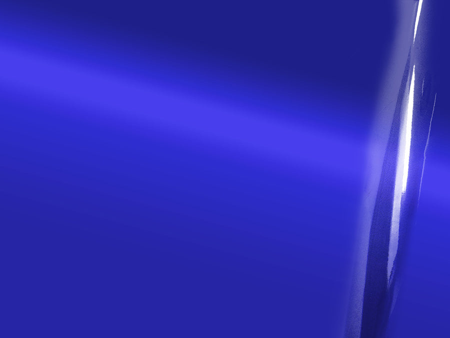 Blue Chrome Vinyl Film Wraps